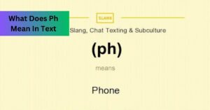 What Does Ph Mean In Text