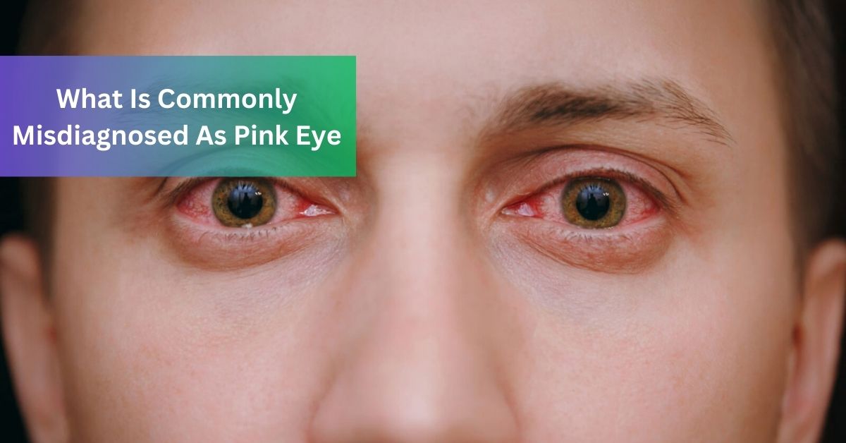 What Is Commonly Misdiagnosed As Pink Eye